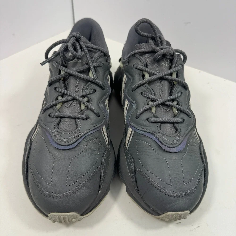 Adidas Ozweego Women Sneakers Gray Leather Adiprene Shoes Size US 6.5 - Picture 4 of 12